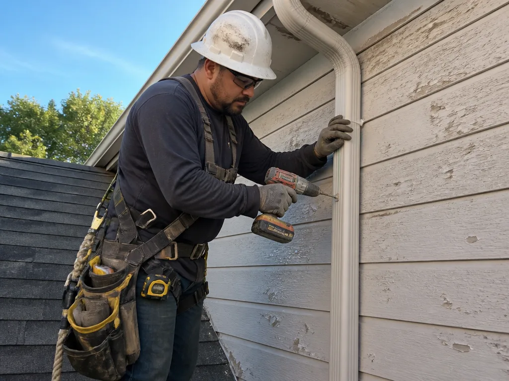 Downspout Installation