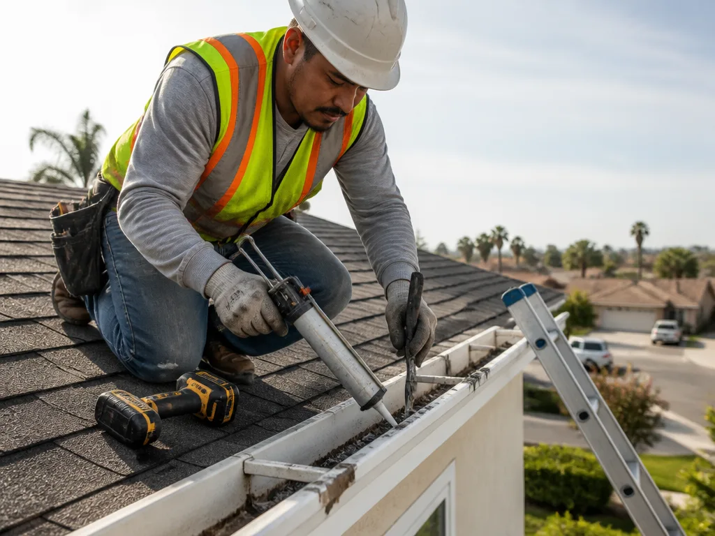 Storm Damage Gutter Repair